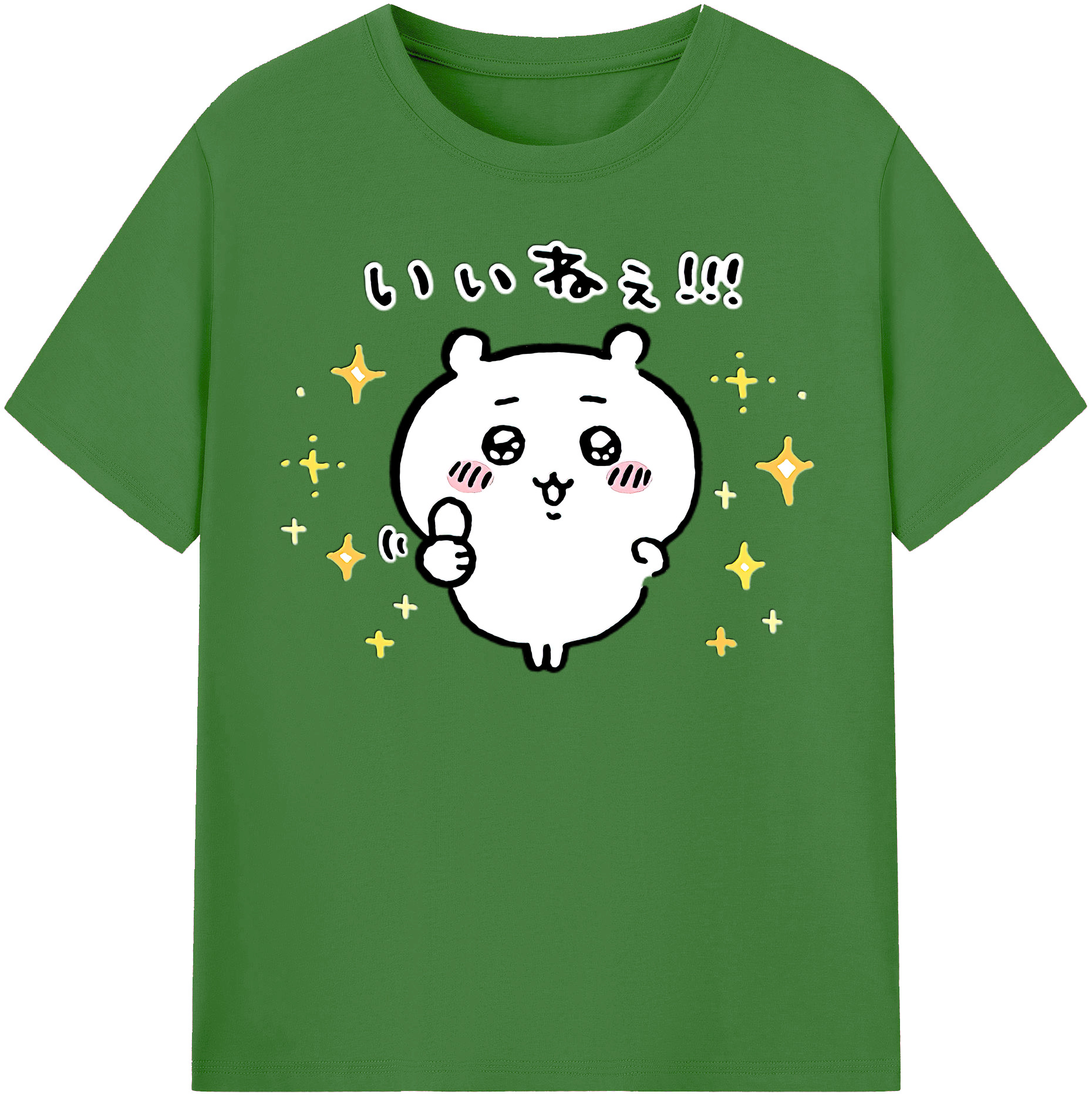 （画像用） ちいかわ ちいかわ Chii-kawa chiikawa レディースカジュアルプリントTシャツ（綿100％）